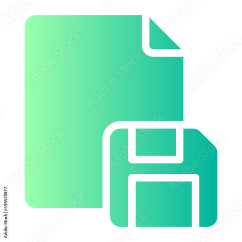 backup gradient icon