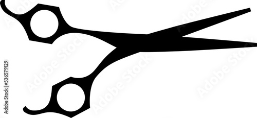 Scissors Silhouette Cut Hair Paper
