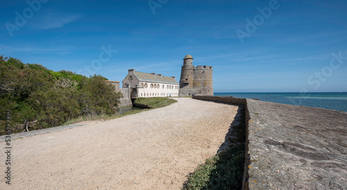 Fort on the French island of Tatihou off the coast of Normandy.
