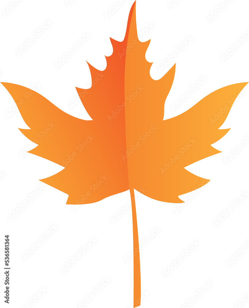 Gradiant Color Maple Leaf Fall Gradiant Color Maple Leaf Fall
