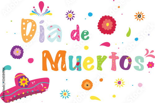 Day of the dead element. Dia De Muertos vector