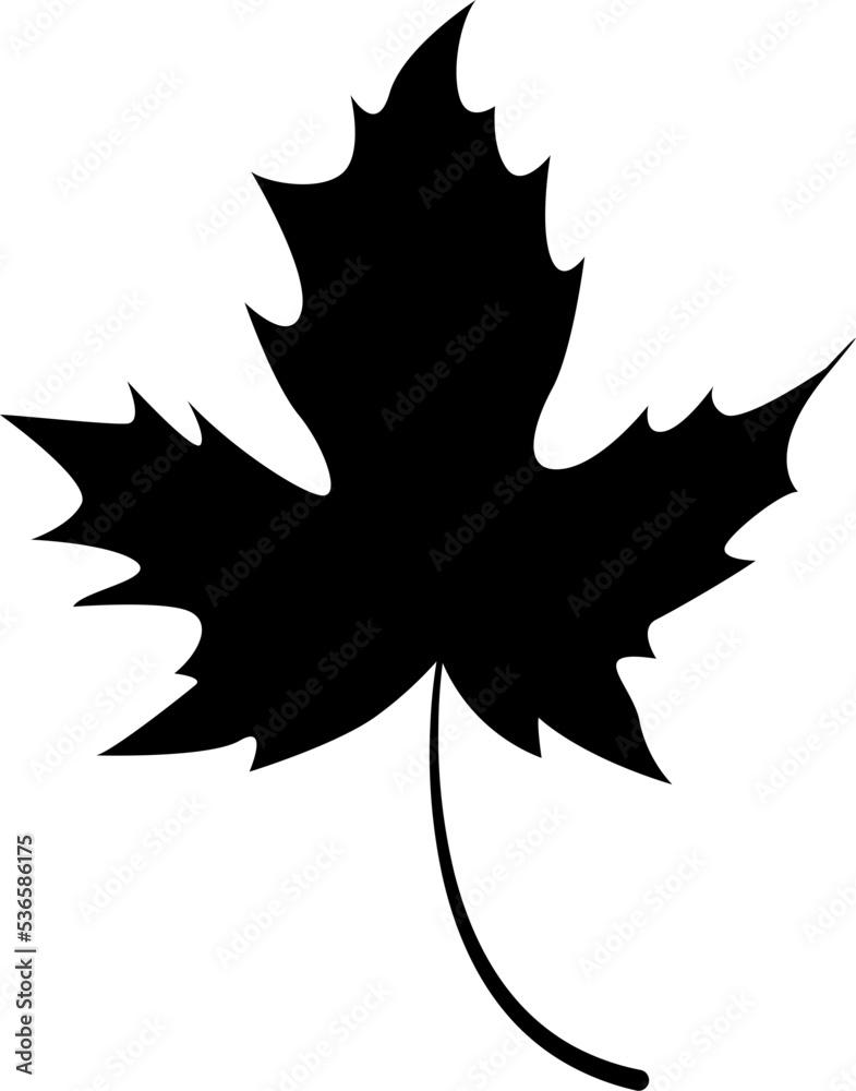 Maple Leaf Silhouette Illustration Leaves