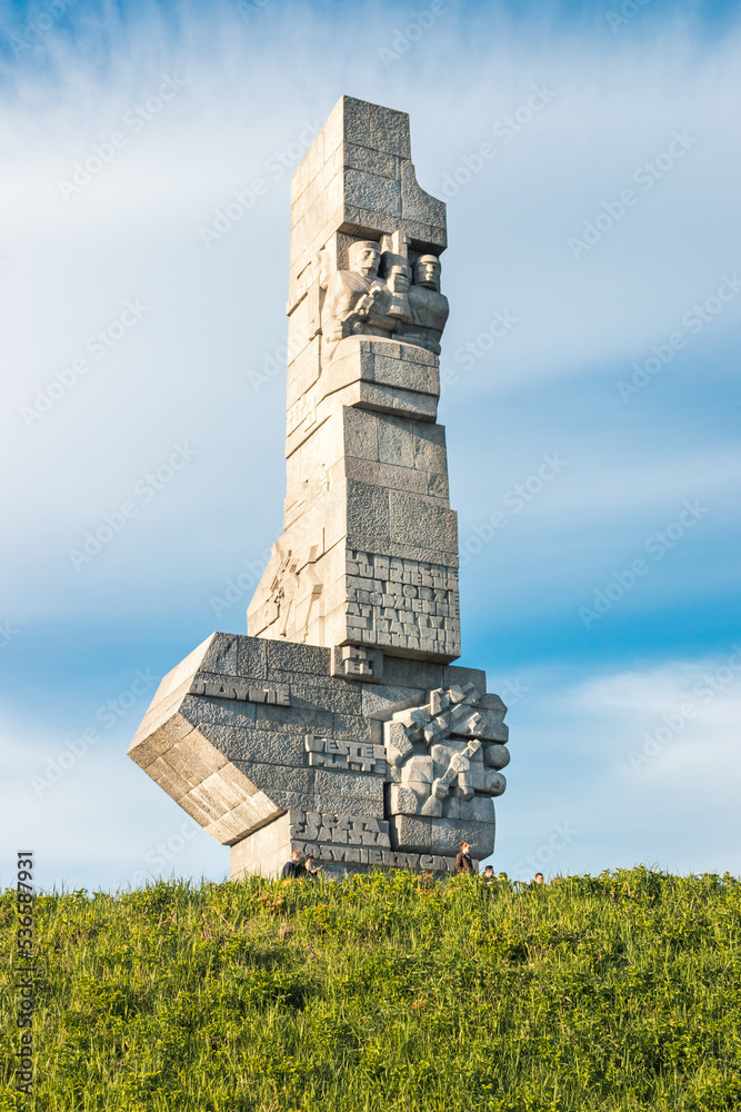 Westerplatte - Pomnik Obrońców w Gdańsku  - obrazy, fototapety, plakaty 