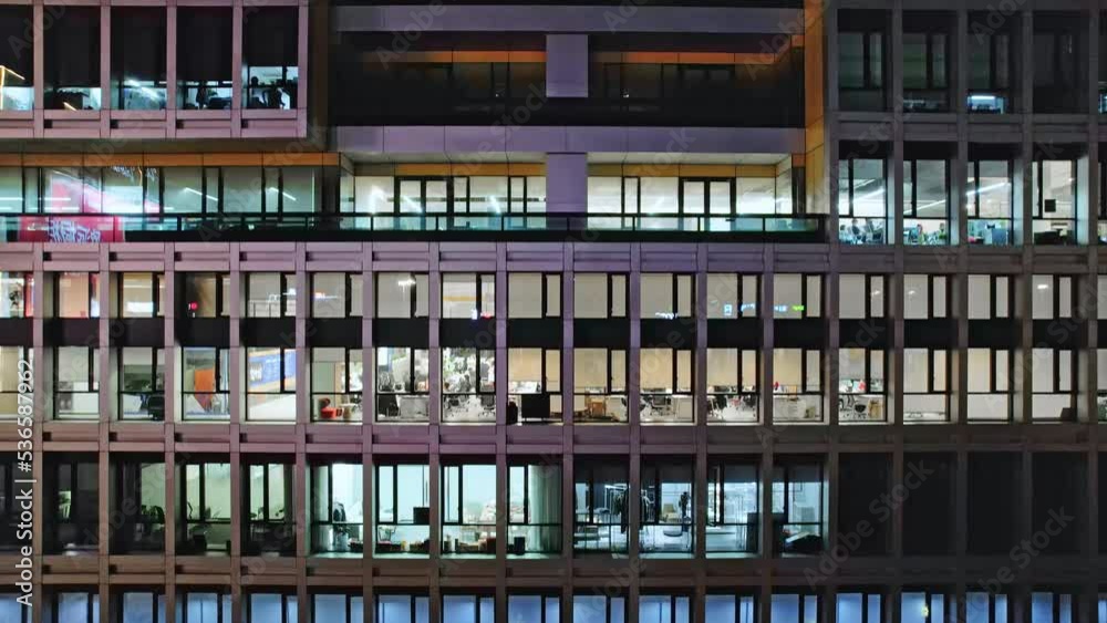 aerial view of modern office buildings aerial view of modern office buildings