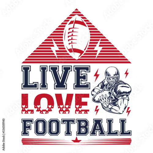 Football Design Perfect For T-shirt And Others