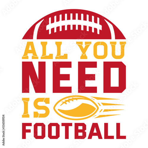 Football Design Perfect For T-shirt And Others