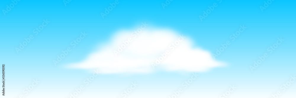 sky and fluffy clouds, beautiful blue sky for background