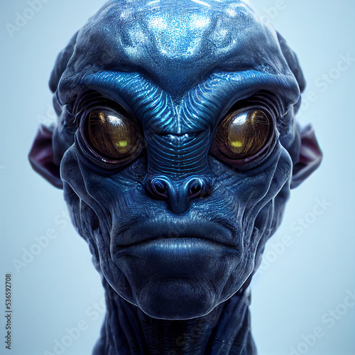 Head of alien