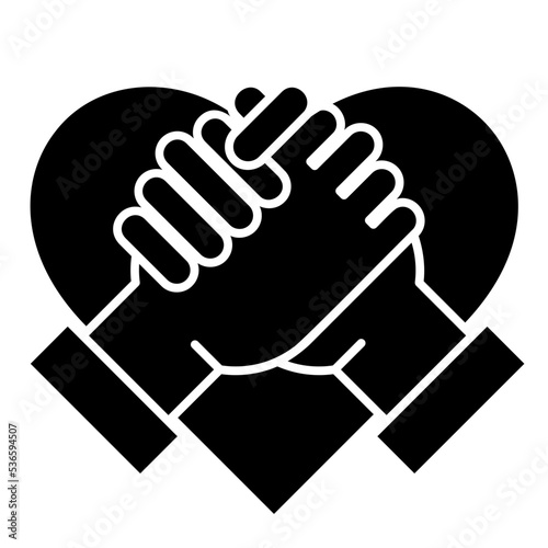 brotherhood solid icon