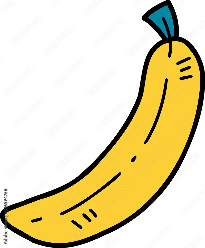 Hand Drawn banana illustration