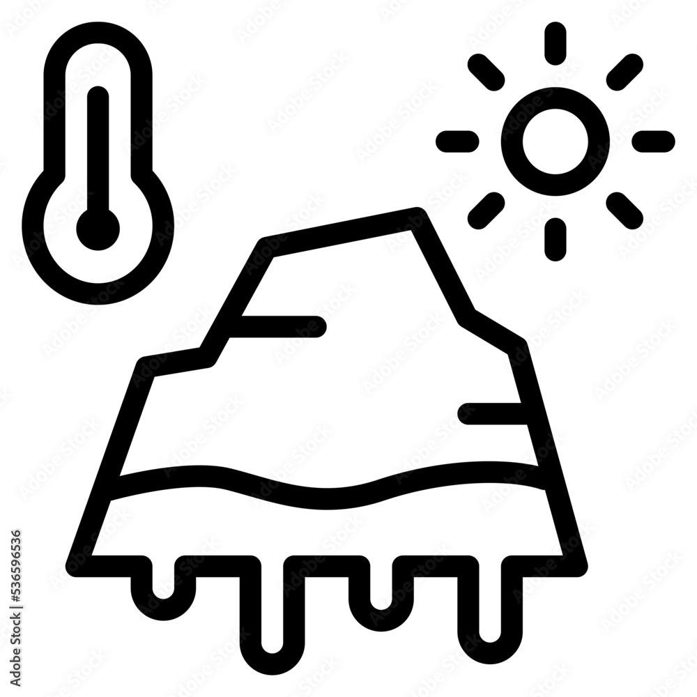 global warming icon global warming icon