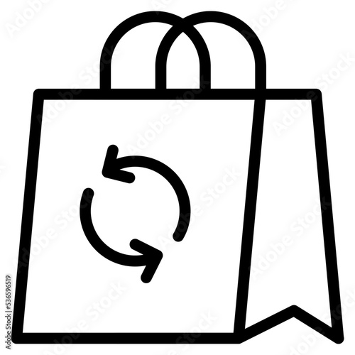 bag reuse icon