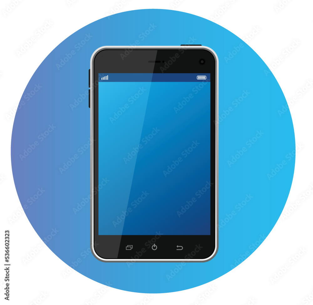 mobile phone isolated on white background mobile phone isolated on white background