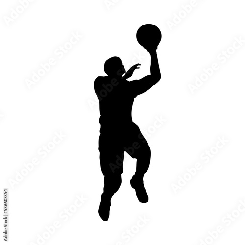  basketball player silhouette