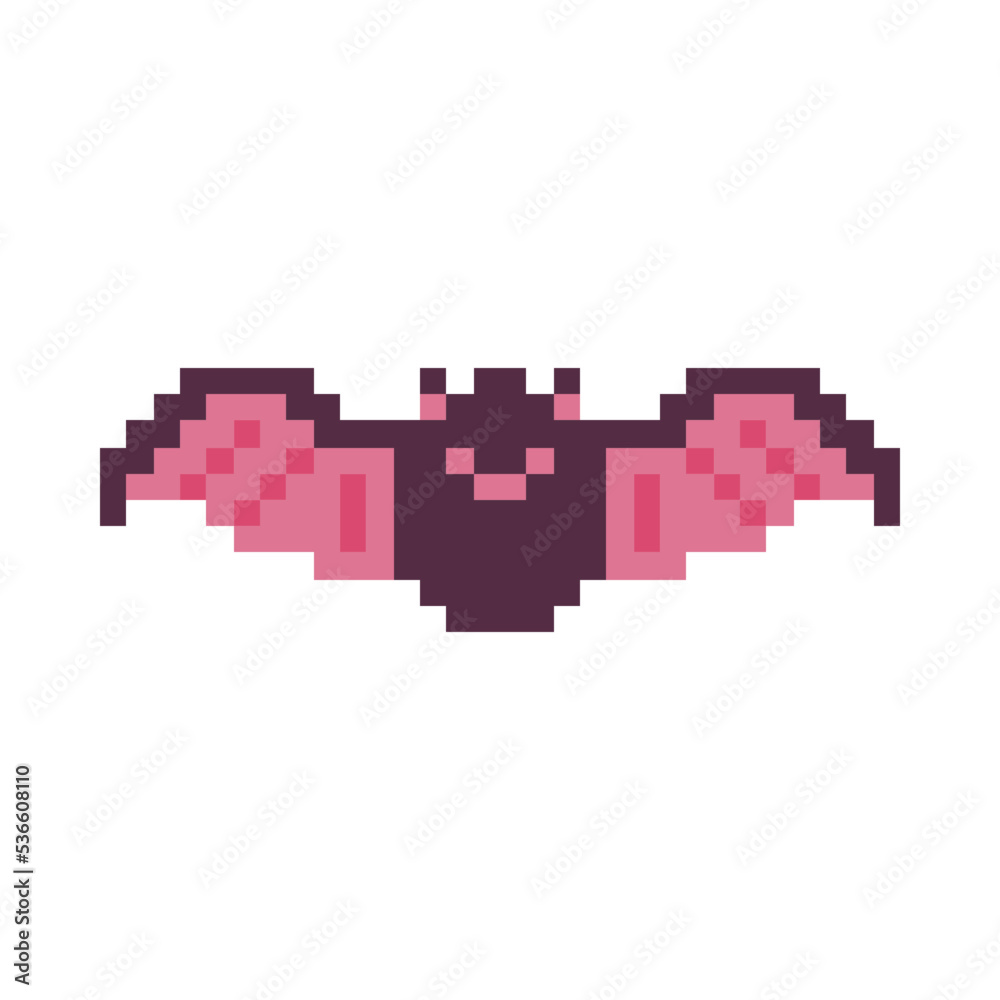Halloween Bats Pixel Art Halloween Bats Pixel Art