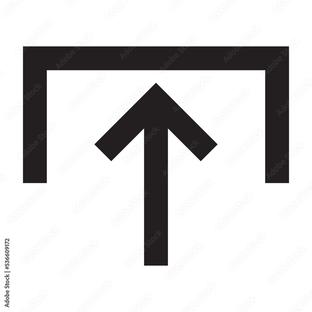 upload icon vector design template