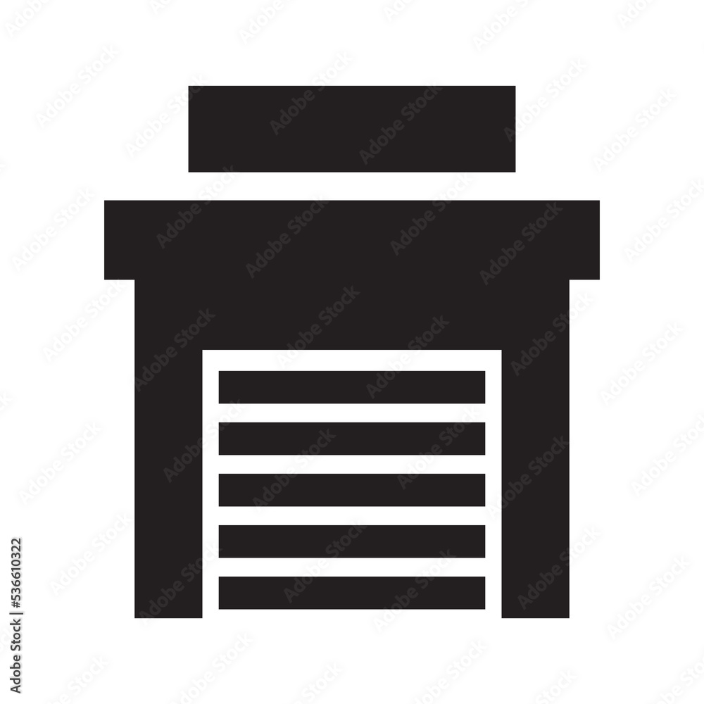 Garage icon vector design template Garage icon vector design template