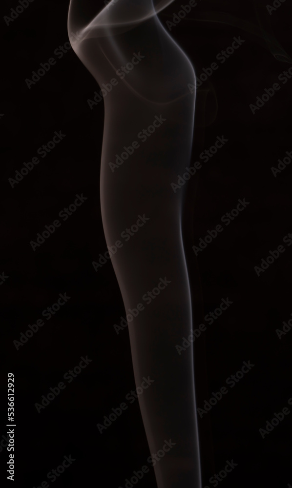 Smoke on a black background. Abstract background. Smoke on a black background. Abstract background.