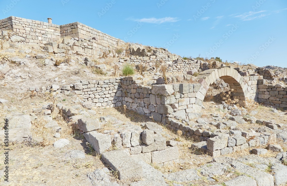 Ancient Pergamon's Building Z Atop the Acropolis