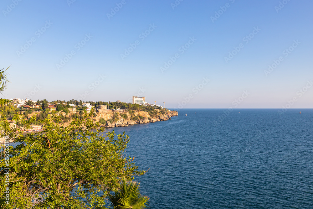 Fototapeta premium Antalya city coast. Summer travel concept. Turkey