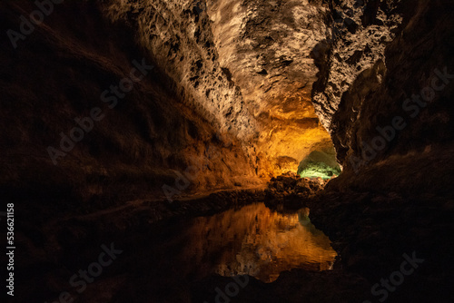 Cuevas de Los Verdes, Lanzarote, Canary Islanda