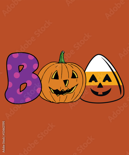 Obraz na płótnie Halloween Boo Shirt, Boo Pumpkin, Candy Shirt, Halloween Candy Shirt, Halloween