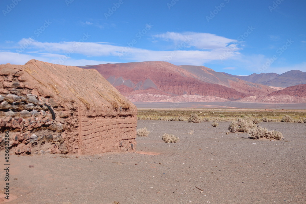 Desert landscape of northwestern Argentina