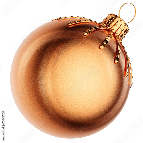 Golden Christmas ball