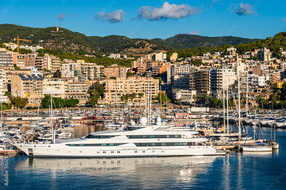 Marina in Palma De Mallorca, Spain, Europe Marina in Palma De Mallorca, Spain, Europe