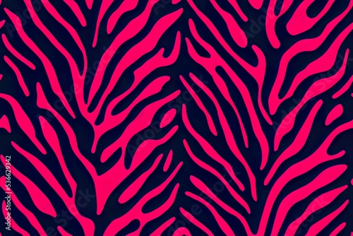 Leopard print pattern. 2d seamless background. Animal skin texture in retro 1980 1990's fashion style, trendy neon colors, holographic effect. Vibrant pop art pattern. Bright repeating design