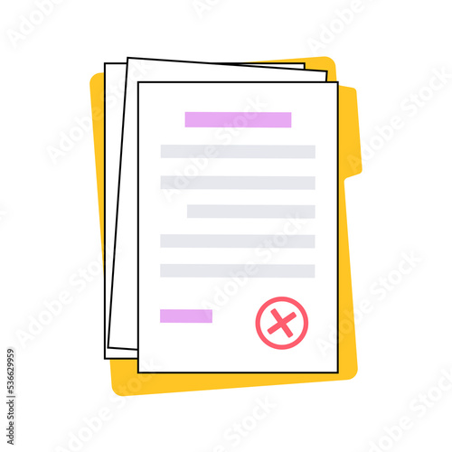 Rejected document concept