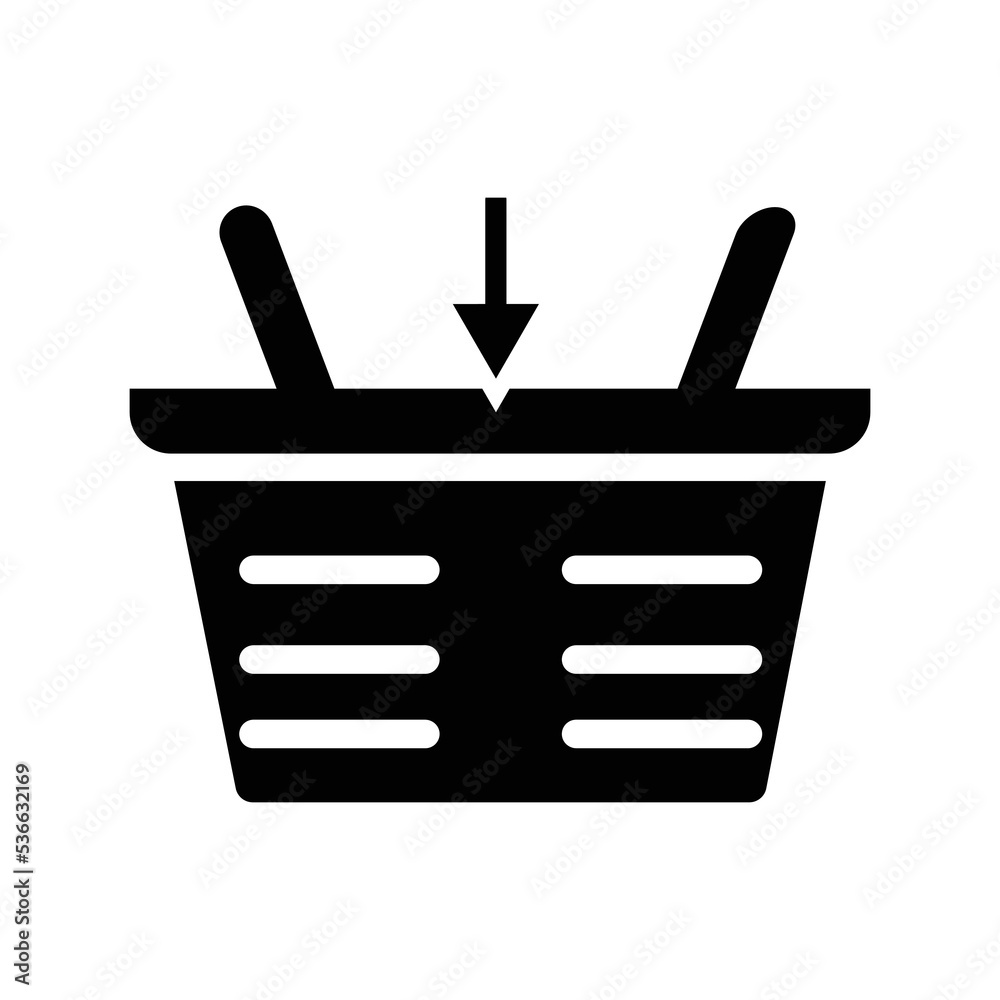 Ecommerce retail shopping basket icon | Black Vector illustration | Ecommerce retail shopping basket icon | Black Vector illustration |