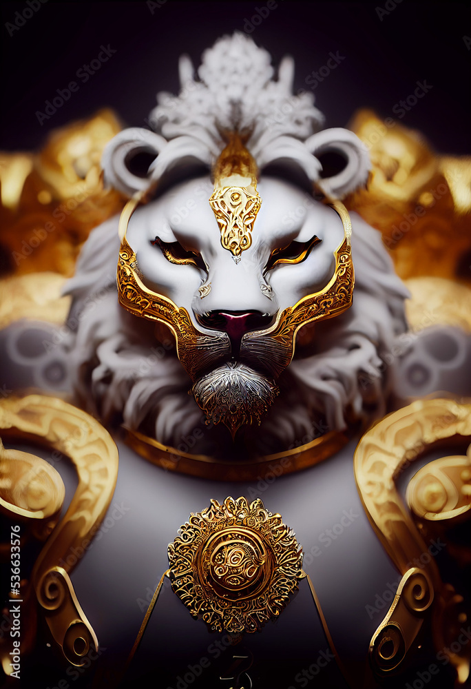 Fototapeta premium A Lion Warrior