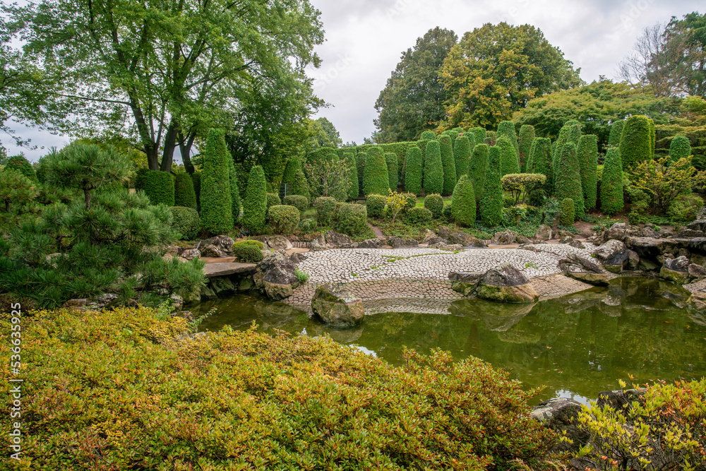 Amazing view on Japanese garden in Bonn Amazing view on Japanese garden in Bonn
