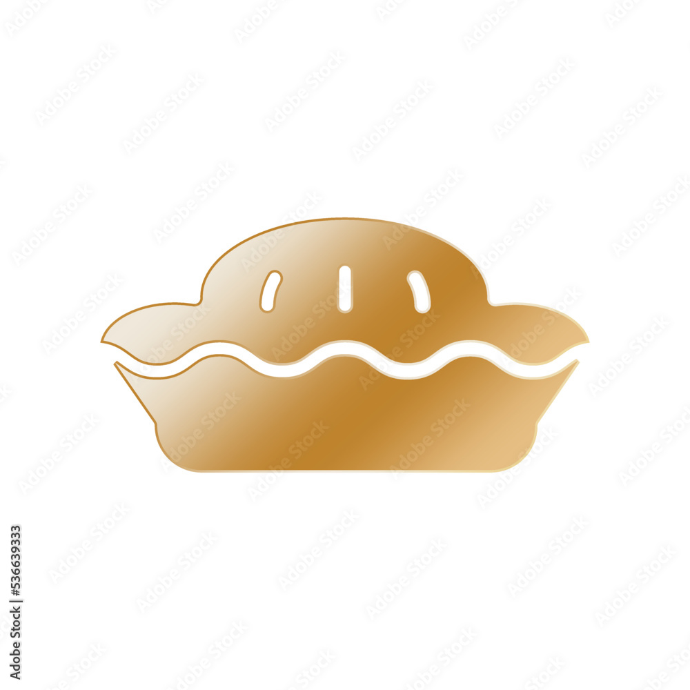 Pie icon 3D design template Pie icon 3D design template