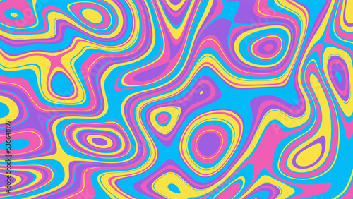 Vector liquid  abstract multicolor background