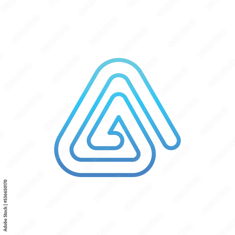 Abstract triangle logo design. Triangle logo design Abstract triangle logo design. Triangle logo design
