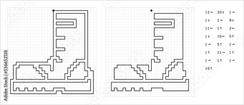 Army Boot Graphic Dictation Drawing Icon M_2203001