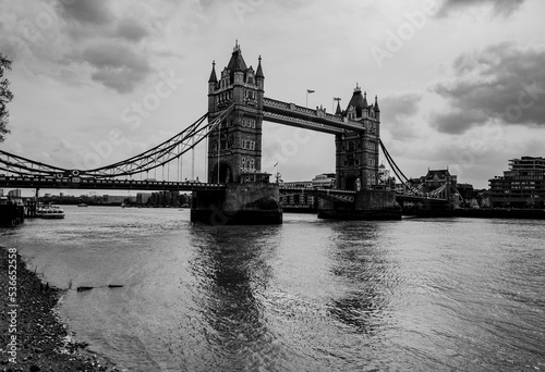 London Bridge and Thames River in London