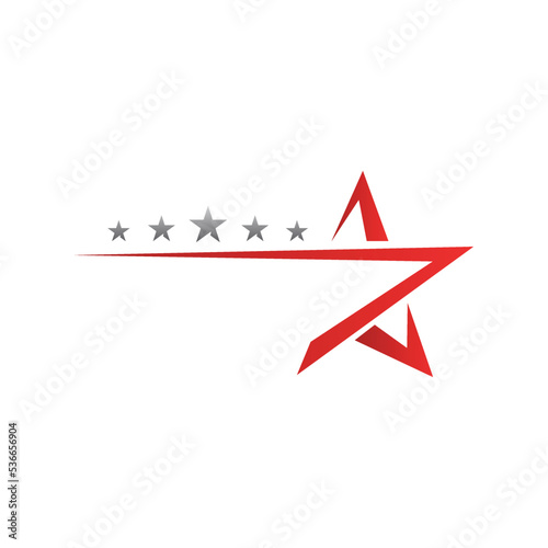 Five star logo design. Abstract star logo design Free Download Five star logo design. Abstract star logo design - GFXLoad