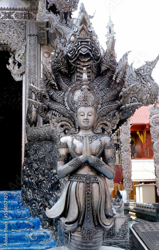 Thailand Human Silver in The Temple Wat Srisuphan Chiangmai