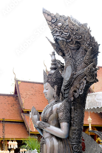 Thailand Human Silver in The Temple Wat Srisuphan Chiangmai