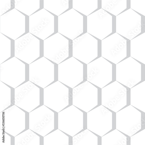 Hexagonal Shaded Seamless Pattern