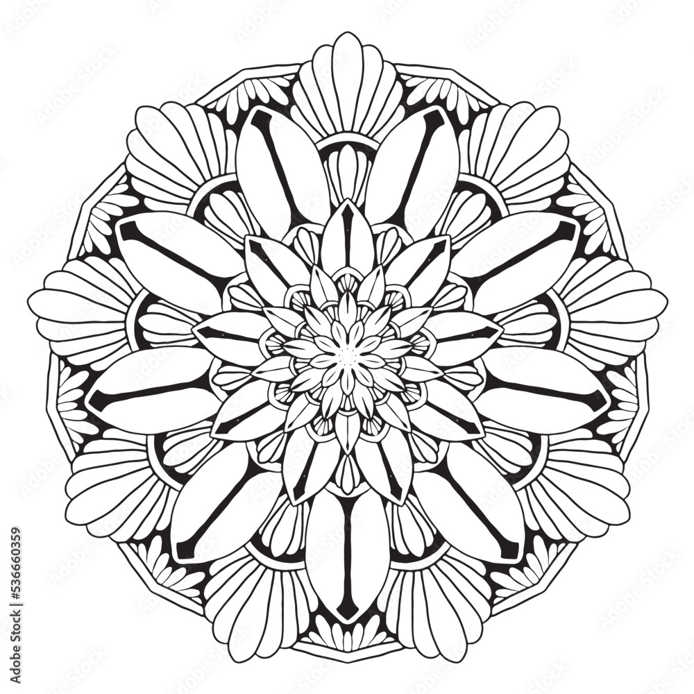 Fototapeta premium Vector Mandala Decoration pattern collection