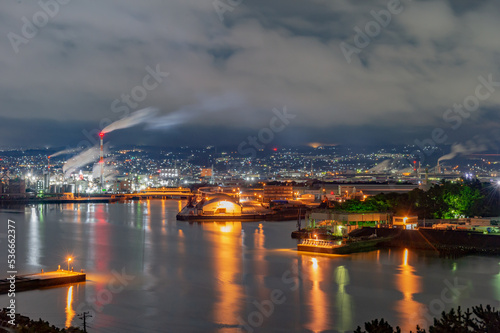 田子の浦みなと公園からの工場夜景