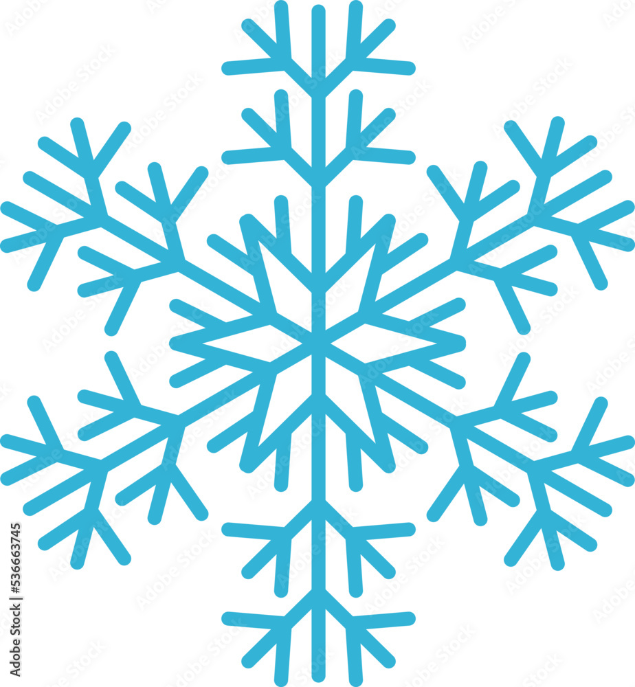 Set of icy snowflakes symbol vector illustration. Blue line frozen snowflake isolated on white background for new year celebration snow decoration ornament or christmas festive frost flakes design Set of icy snowflakes symbol vector illustration. Blue line frozen snowflake isolated on white background for new year celebration snow decoration ornament or christmas festive frost flakes design