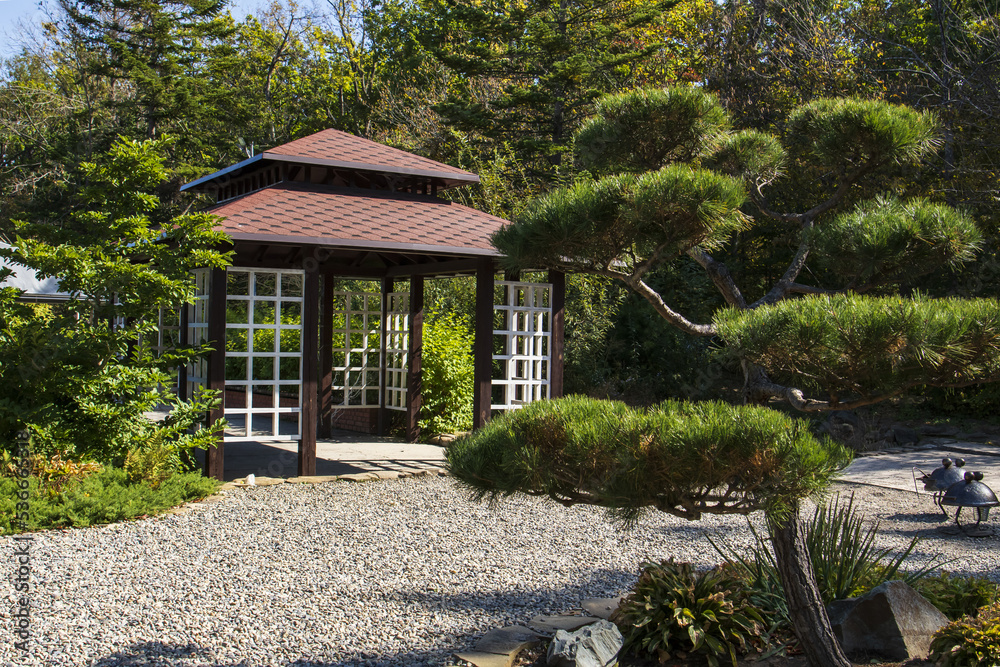 botanical garden in Japanese style
