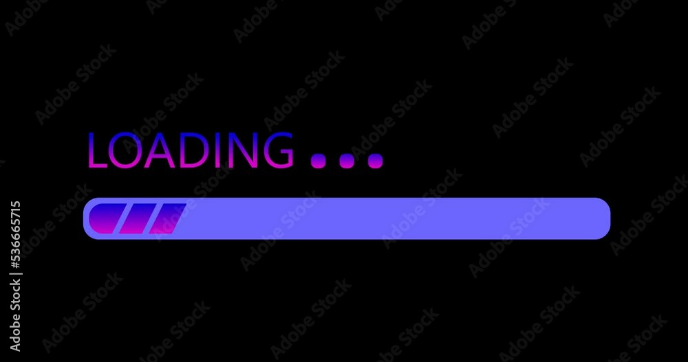 Flat style animation of loading download Flat style animation of loading download