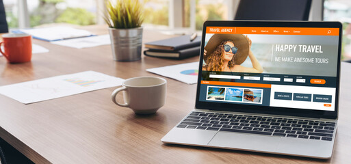 Online travel agency website for modish search and travel planning offers deal and package for flight , hotel and tour booking