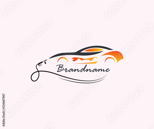 car cleaning logo